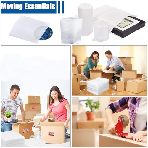Cushion Foam Wrap Pouches for Moving(50 Pack 5"x8'') - size: 5"X 8" 50PCS