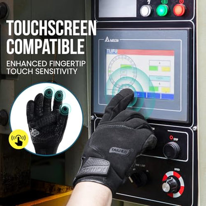 TAILI Level 5 Puncture, Level 3 Needle and A7 Cut Resistant Work Gloves, M