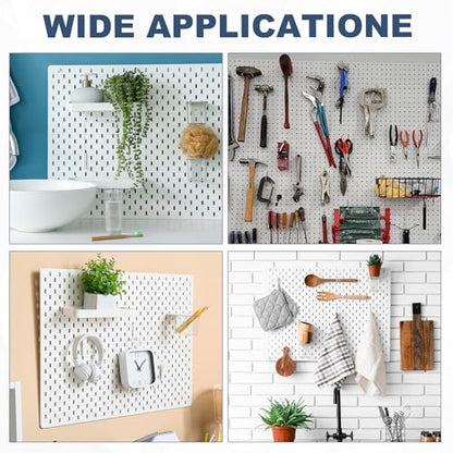 uxcell 20 Pcs Pegboard Hooks 3 Inch Durable Plastic Pegboard Display Hooks - size: 3 Inch