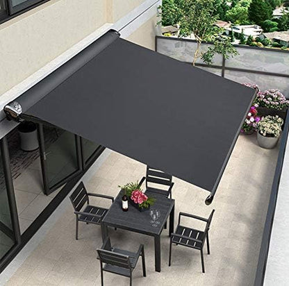 Marine Waterproof Canvas Fabric 600D PU Backing 60"×360" Black - color: Black, size: 60" Wide By 360"