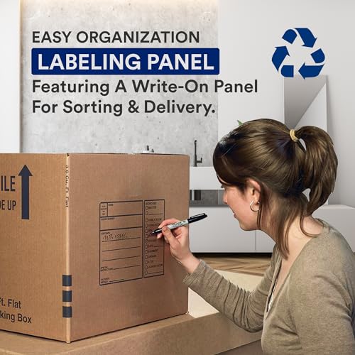 BOX USA Heavy Duty Moving Boxes 18"L x 18"W x 24"H (6-Pack) Large - Corrugated Cardboard Box for Shipping, Mailing, Packing, Packaging and Storage - size: Heavy Duty 6-Pk 18x18x24"