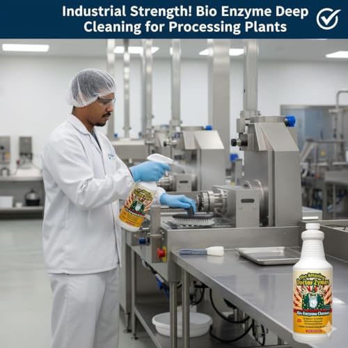 Bio-Enzyme Cleaner Concentrate – Professional Enzyme Cleaner for Odor, Grime, Germs, Mold, Organic Buildup & Surface Residue – Non-Toxic, Residue-Free Cleaner for Homes, Facilities & Operations