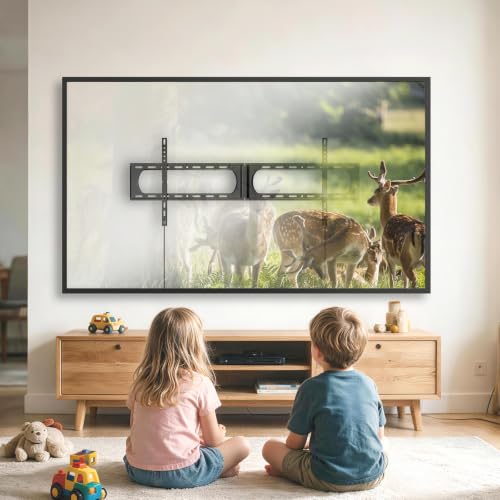 Heavy Duty Fixed TV Wall Mount for 37–140 Inch TVs up to 275 lbs - size: 140 Inch