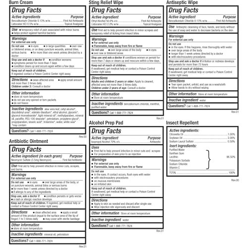 Be Smart Get Prepared Complete First Aid Kit - 200 Pieces