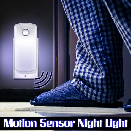 Enhon Emergency Power Failure 5-in-1 Multi Color LED Night Lights, 6 Pack