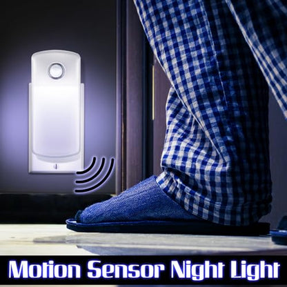 Enhon Emergency Power Failure 5-in-1 Multi Color LED Night Lights, 6 Pack