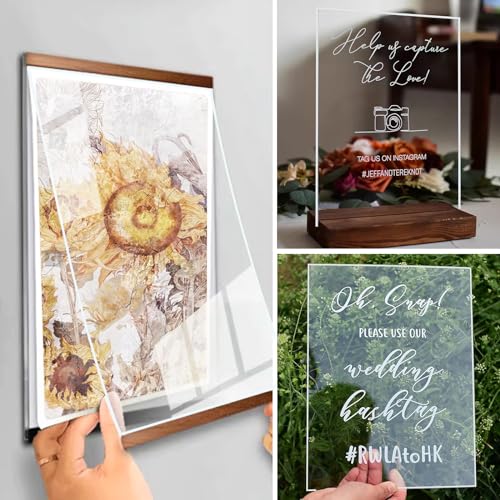 2 Pieces 20" x 24" Clear Acrylic Sheet Plexiglass - 1/8"(3mm) Thick - size: (2 Pieces) 20" x 24", style: 3mm Thick (1/8”)