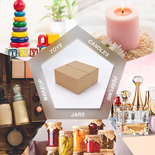 CRUGLA 40 Packs 8x8x4 Shipping Boxes Corrugated Cardboard Boxes Mailers Shipping Box for Packaging Small Business - size: 8x8x4 Inch