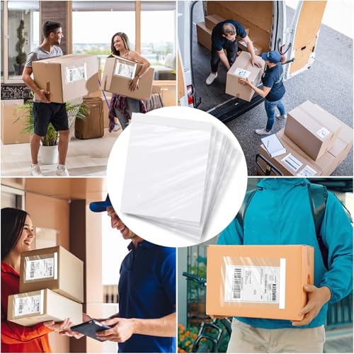 4.5'' X 5.5'' Packing List Envelopes Clear Self-Adhesive Top Loading Mailing Packing List Pouches Shipping Label Envelopes (500 Packs) - size: 4.5" x 5.5" - 500 Pcs