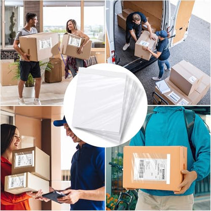 4.5'' X 5.5'' Packing List Envelopes Clear Self-Adhesive Top Loading Mailing Packing List Pouches Shipping Label Envelopes (500 Packs) - size: 4.5" x 5.5" - 500 Pcs