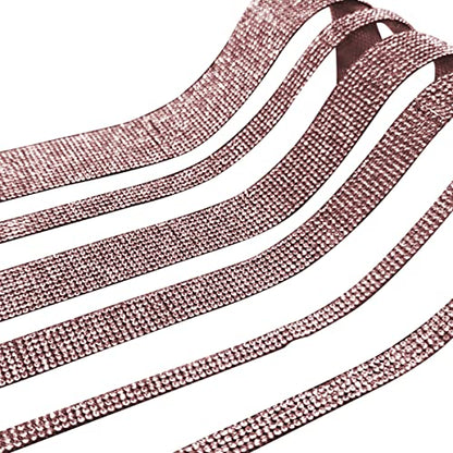 4 Pack 35.4 Inch Rhinestone Door Edge Guard Strips, Pink - color: Pink