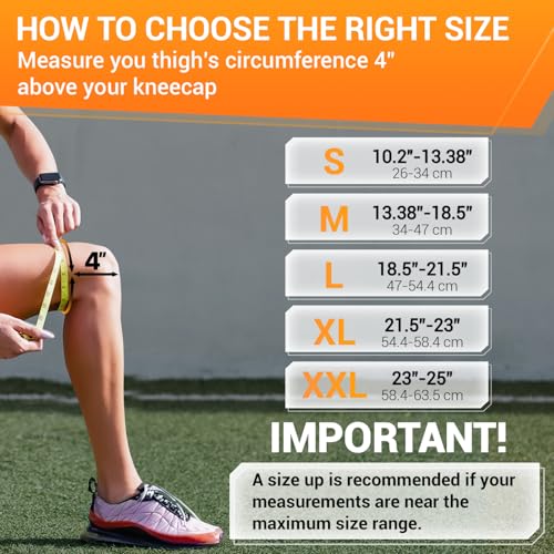 DR. BRACE ELITE Knee Brace with Side Stabilizers & Patella Gel Pads - color: Mars, size: Large