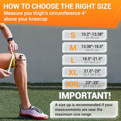 DR. BRACE ELITE Knee Brace with Side Stabilizers & Patella Gel Pads - color: Mars, size: Large