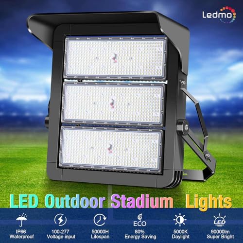 ledmo 750W Dimmable LED High Mast Stadium Light 90000LM Super Lightup - size: Extra Large/750-Dimmable