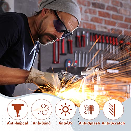 Kathfly 36pcs Safety Glasses Work Scratch Resistant Glasses,Black - color: Black