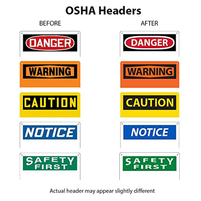 AccuformNMC MGNF956VP Plastic Safety Sign, "Think Safety First"