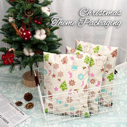 Christmas Poly Mailer 6x9 Inch 100 Pcs, Christmas Elements - color: Christmas Elements, size: 6x9 Inch 100Pcs