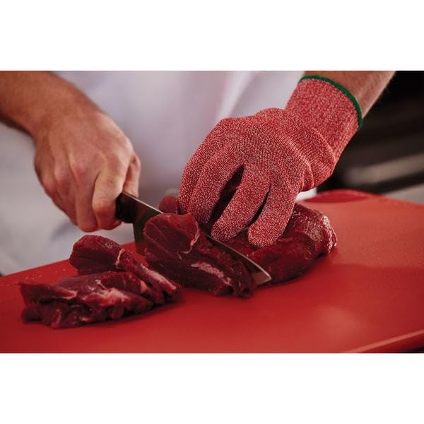 San Jamar Cutting Board,18x24 in,Red CBG182412RDGR - 1 Each - color: Red, size: 24"L x 18"W