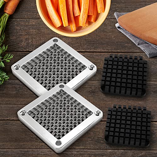 WICHEMI Chopper Blade 3/8" Inch Commercial Vegetable Dicer Blades, 2 Pack - size: 3/8" x2