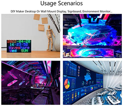64x32 2048 RGB Full Color LED Matrix Panel 2.5mm Pitch P2.5, Chainable - color: 64x32-2.5 MM Pitch