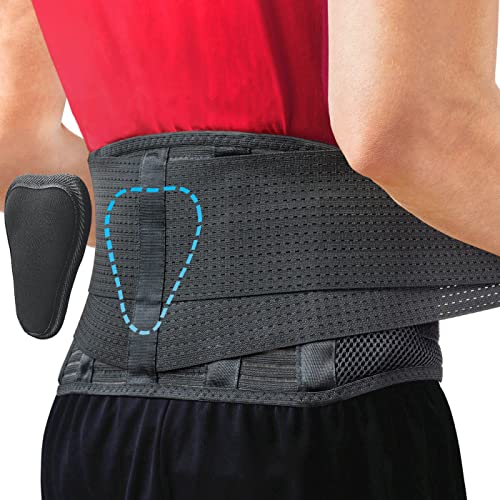 Sparthos Back Brace for Women & Men, Sciatica, Lower Back Pain - Black-XS - color: Black
