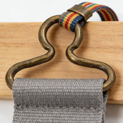1.5"X0.4" Inner Oval Dimension with 0.45" Circular Hole Dia Triangle Ring Buckle for Strap - color: Bronze