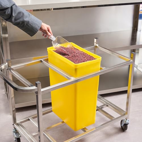 Restaurantware 10 gal Yellow Plastic Cup Ingredient Bin - color: Yellow