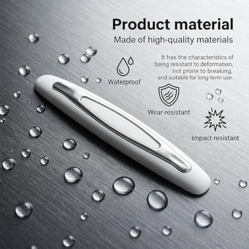 4Pcs Car Door Edge Guards, Anti‑Scratch Self‑Adhesive Protective Trim Strips, Universal Exterior Auto Accessories Compatible with Cars, Trucks, SUVs-White - color: White