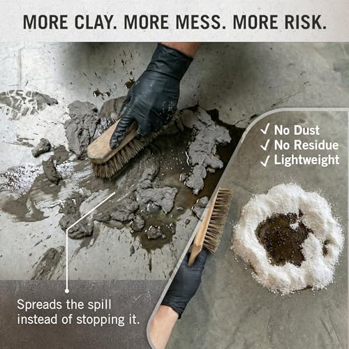 Sprinkle & Sweep Eco Absorb 1 CuFt Liquid Spill Cleanup Powder for Oil