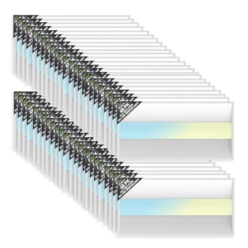 OKQ 2x4 LED Troffer Light (48 Pack), Wattage Selectable 30W-72W (Up to 10800LM), 5CCT Color Changeable 3000K-6500K, 0-10V Dimmable Center Basket Drop Ceiling Lights for Office & Commercial, 120-277V - size: 2x4 48Pack