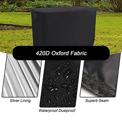 Kingling Outdoor Prep Table Cover 48 Inch Waterproof 48''L x 30''W x 35''H