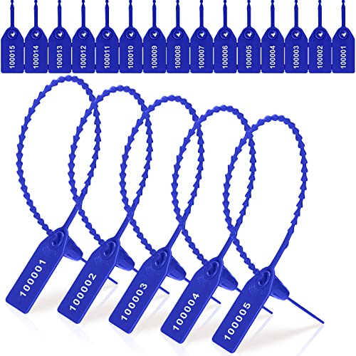1000 Pcs Plastic Tamper Seals Fire Extinguisher Tags, Blue - color: Blue, size: 250 month