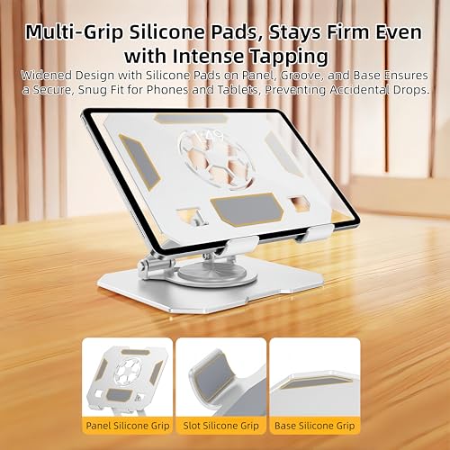 360° Rotatable Metal Tablet Stand(Backboard Soccer Cutout Design), Adjustable Folding Desktop Stand for iPad/iPhone/Switch, Universal Use for Office/Movie/Studying/Drawing/Gaming, Black - color: World Cup Stand - Black