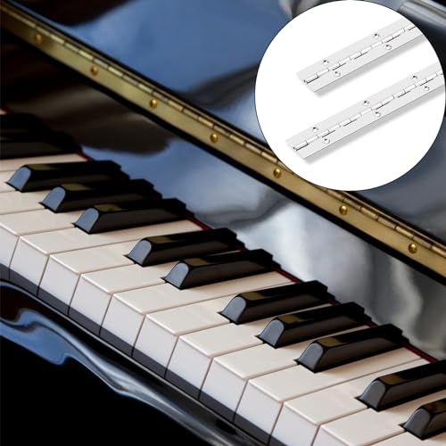 2PCS Piano Hinge 16" x 1" Stainless Steel Continuous & Piano Hinge - size: 16 Inch