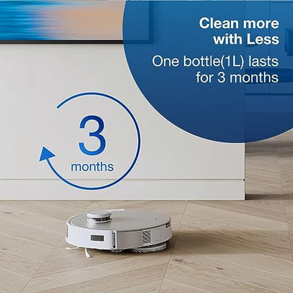 ECOVACS Multi-Surface Floor Cleaning Solution, Compatible with DEEBOT X11 OMNI Cyclone / X9 PRO OMNI / T80 OMNI / T50 PRO OMNI / N30 Series / N20 Series and all other Robot Vacuum Cleaners, 1L - size: 33.8 Fl Oz (Pack of 1)