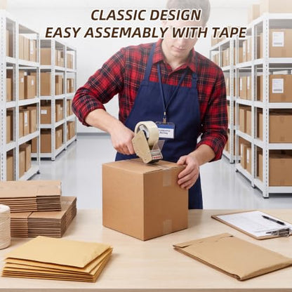 ZBEIVAN Shipping Boxes Mailers Assorted Sizes 8x8x8, 7x7x7, 6x6x6 inches Corrugated Cardboard Small Packing Kraft Moving Mailing Box, Pack of 30 - size: 8X8X8&7X7X7&6X6X6 inch