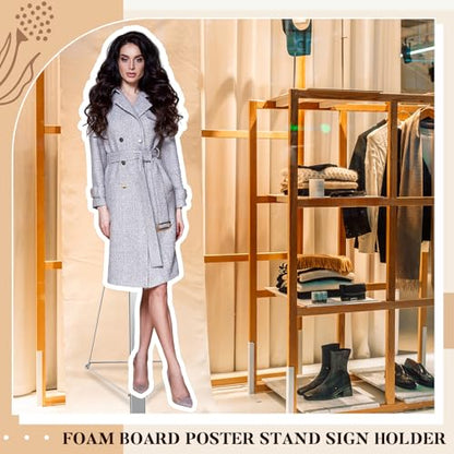 Hicarer 48'' Foam Poster Board Display Stand for Restaurant Business