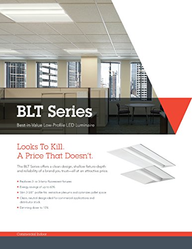 Lithonia Lighting BLT4 40L ADP LP835 Best-in-Value Low-Profile Recessed LED Troffer, 1' x 4' - color: 3500K, size: 1 ft x 4 ft, style: Standard