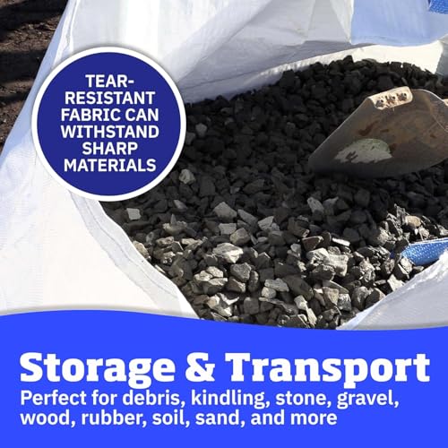 DURASACK Heavy Duty Builder's Bulk Bags 200 Gallon, Open Top
