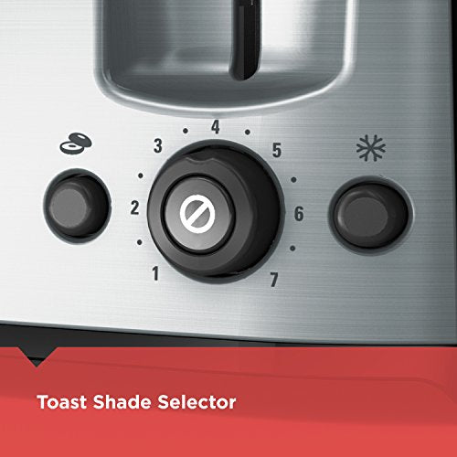 BLACK+DECKER 4-Slice Toaster with Extra-Wide Slots - color: Black, size: 4-Slice