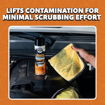 Chemical Guys, Citrus Degreaser Aerosol & Microfiber Towel Bundle, 18 oz - size: 18 Fl Oz (Pack of 1), style: Foaming Aerosol + Microfiber Towel