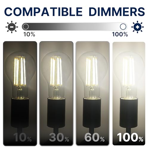 FLSNT 150W Eqv Dimmable A23 LED Bulbs, 2650LM, 5000K Daylight, E26, 8 Pack - color: 150w 5000k Daylight, size: 8 Count (Pack of 1)