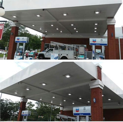 OSTEK LED Canopy Light 150W Gas Station Carport Ceiling Light 5700K