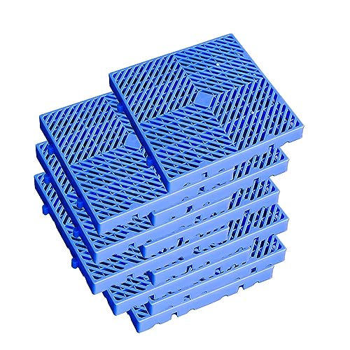 Plastic Pallet, Nestable Floor Pallets (10pcs,15.7x15.7x2in) - size: 10pcs-15.7x15.7x2in
