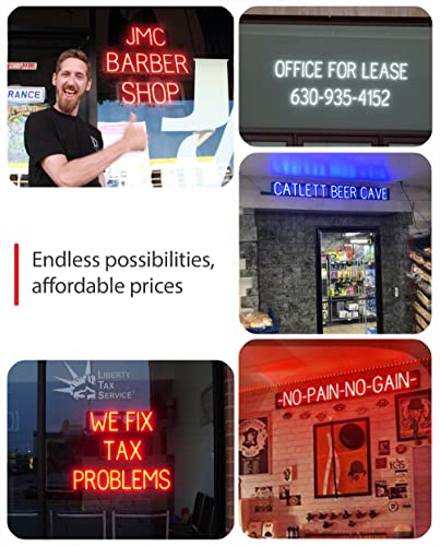 SpellBrite LED Neon DISPENSARY Sign for Business - White, 37" x 6" - color: White, size: DISPENSARY (37"x6.3")