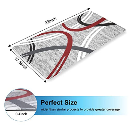 Artnice Kitchen Mats for Floor, Modern Abstract Kitchen Rugs - size: 32"L x 17.5"W x 0.4"Th