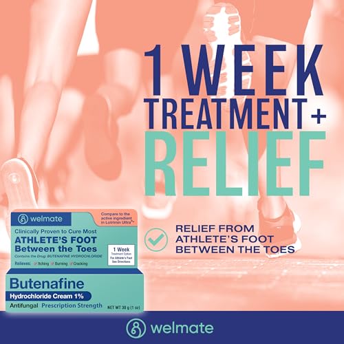 WELMATE Butenafine Hydrochloride 1% Antifungal Cream for Skin, 1 oz - style: 1 Pack
