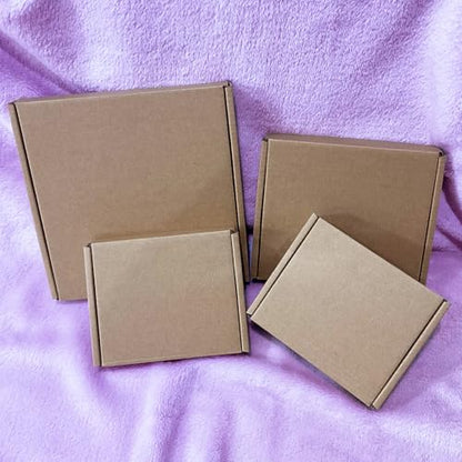 5x4x1 inch Small Shipping Boxes 50 Pack, Brown Corrugated Cardboard Mailers - size: 5x4x1 inch