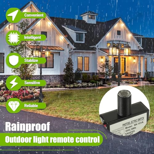 105V-130V AC Photocell Light Sensor Light Control Sensor Photoelectric Switch Dusk to Dawn Sensor with Automatic Illumination Detection Circuit for Outdoor Lighting Photoelectric Switch,2 Pack - size: 2 Pack