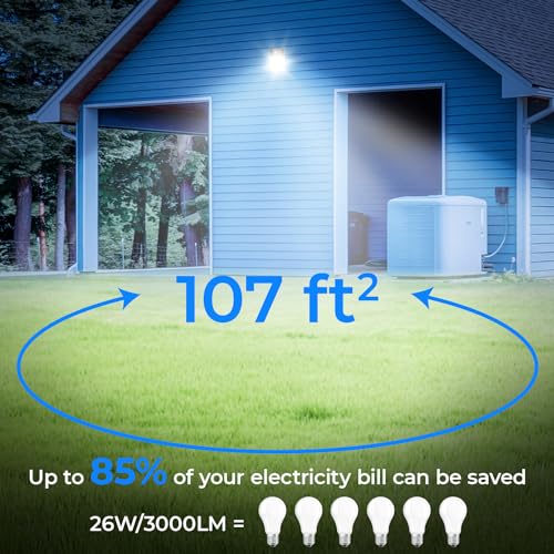 CINOTON 26W LED Wall Pack Light with Dusk to Dawn Sensor 5000k Bronze 4Pack - color: Bronze, size: 4 Pack-5000k
